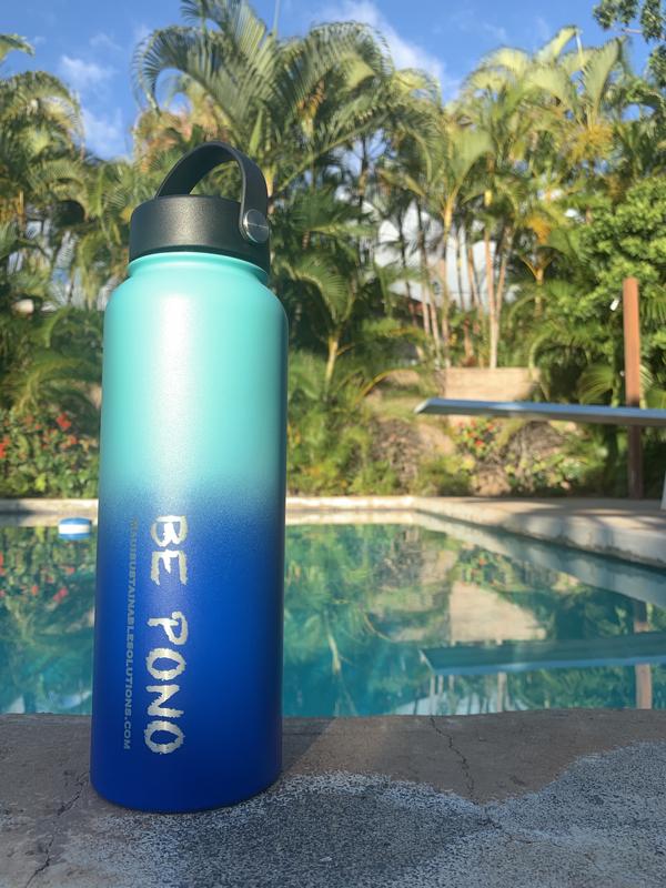 32 oz x1000 customized stainless steel water bottles – Maui Sustainable  Solutions